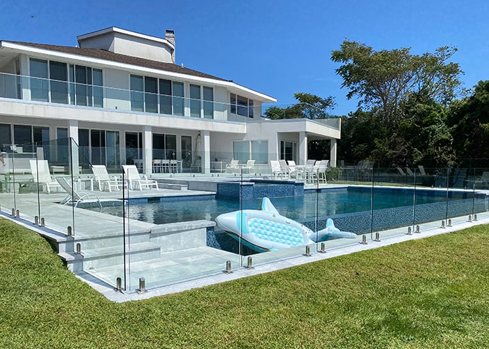 Glass Fence Clamp and Spigots